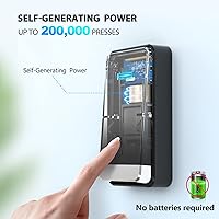 Vista 3 de Timbre inalámbrico TECKNET, timbre de puerta de conexión, timbres impermeables IP66, timbre de puerta sin cable de 1300 pies de rango inalámbrico