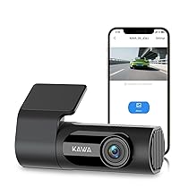 KAWA 2K Dash Cam Auto – 1440P QHD Dash Cam con Supercondensatore, 360° Rotante, Wi-Fi, G-Sensor, Visione Notturna WDR, Registrazione Emergenza, 145° Grandangolo e Parcheggio 24h