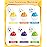 CPSYUB Toddler Matching Eggs Toys - Color Shape Sensory Sorting Toys for Toddler 1-3, Easter Montessori Learning Fine Motor Skills Travel Bingo Puzzle Games Birthday Gifts for Baby Boys Girls