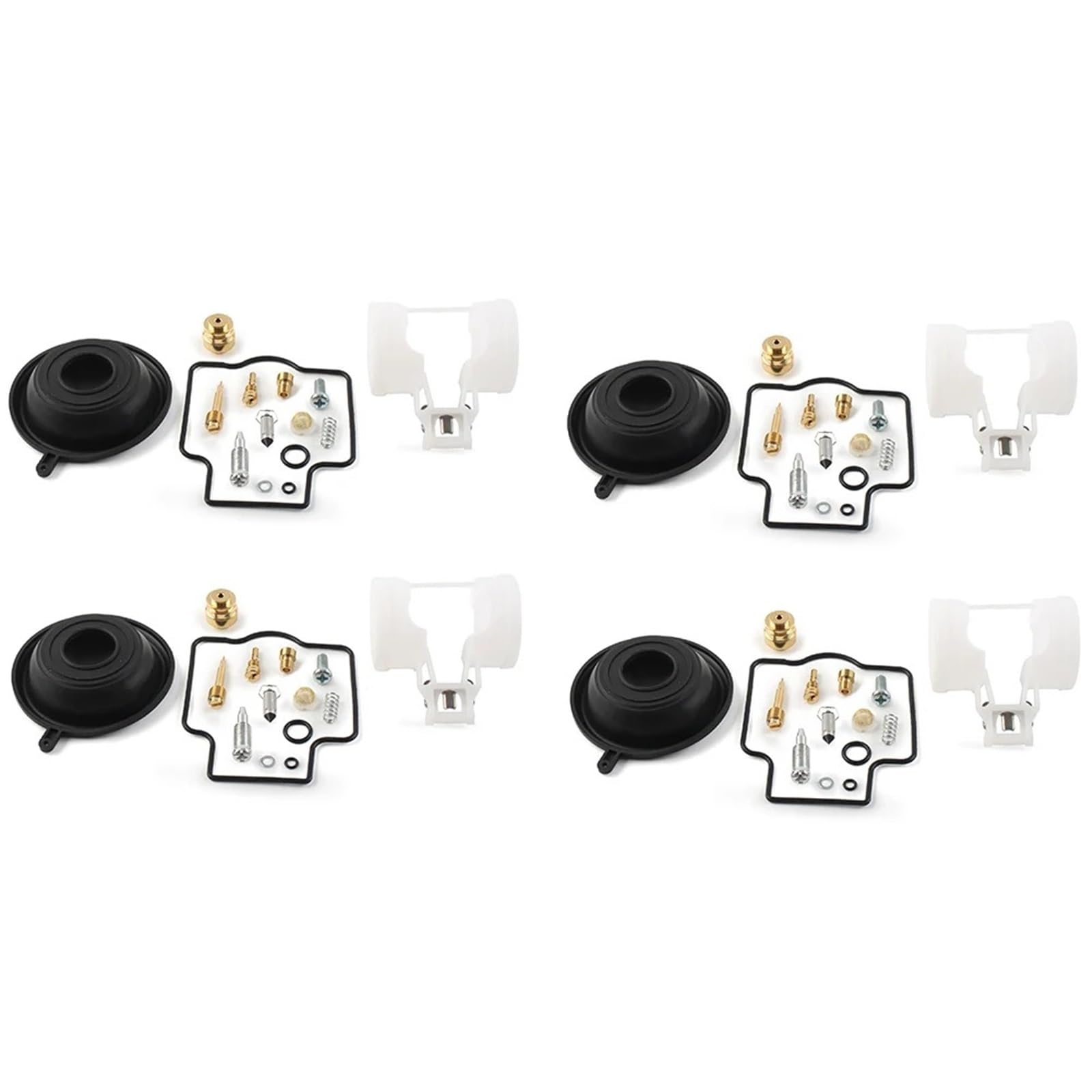 Kit Reparación Carburador para Motocicleta 4 Juegos Flotador Ajuste Lento para Kawasaki para ZZR400 para ZX400 1990-2006
