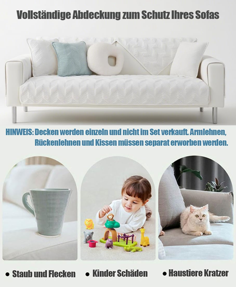 Sofa/Couch überzug/Sofabezug/überwurfdecke, Sofaschutz Decke