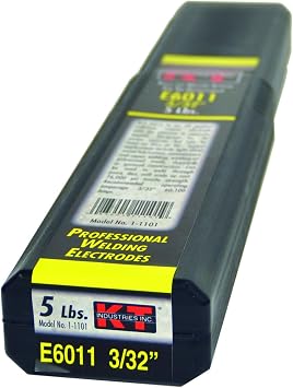 1-1101 - AWS E6011 Mild Steel Welding Electrode Rod 3/32" 5lb