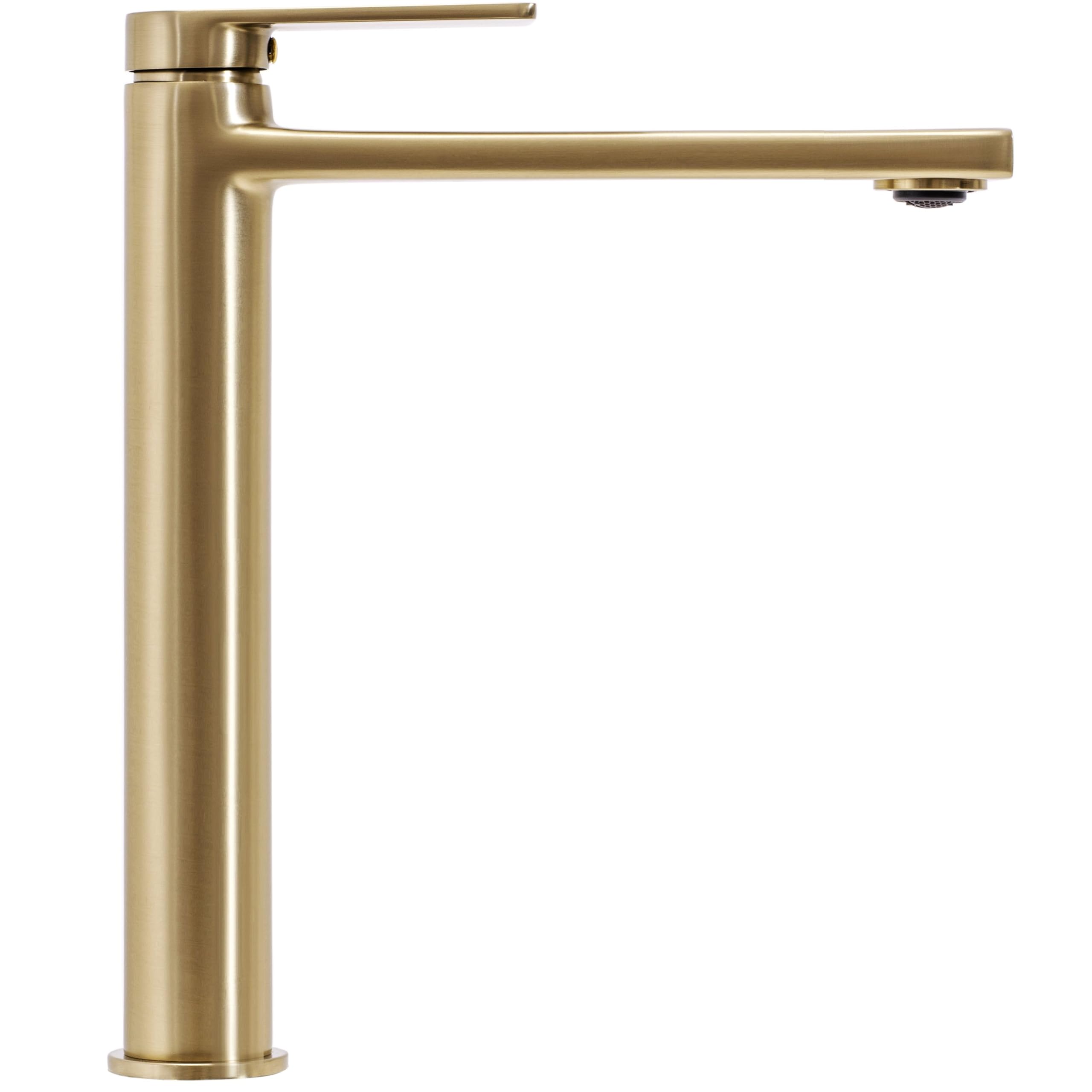Rea Bathroom Sink tap Verso High - Brushed Gold - REA-B6564 - Image 2