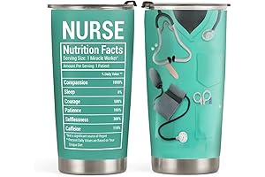 Nurse Nutrition Facts Coffee Tumbler: The Perfect Gift for Nurses