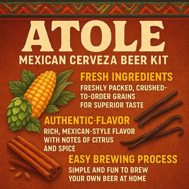 Label Peelers Atole Mexican Cerveza Beer Kit - Extract