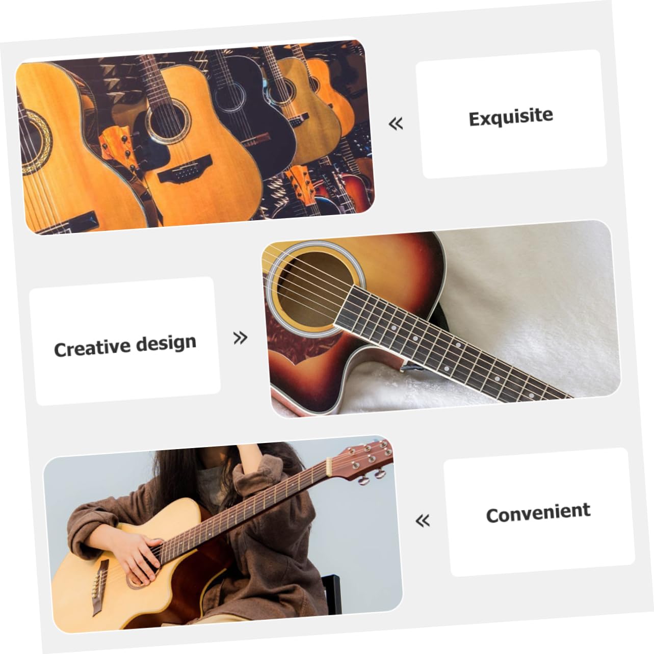 Toddmomy Guitar Accessories 20pcs Side Dot Markers Inlay Dots for Fretboard Decoration