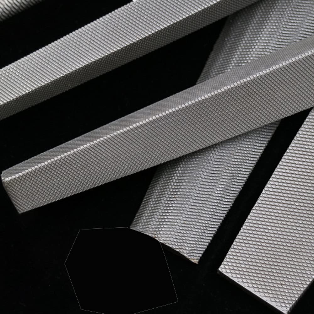 Handwerkzeug-Sets, 5-teiliges Feilen-Set, handgefertigte Metall-Feilen-Werkzeug-Sets mit quadratischer, flacher, dreieckiger, runder, halbrunder Feile for Holzarbeiten, Metallmodelle/150 mm ( Color :