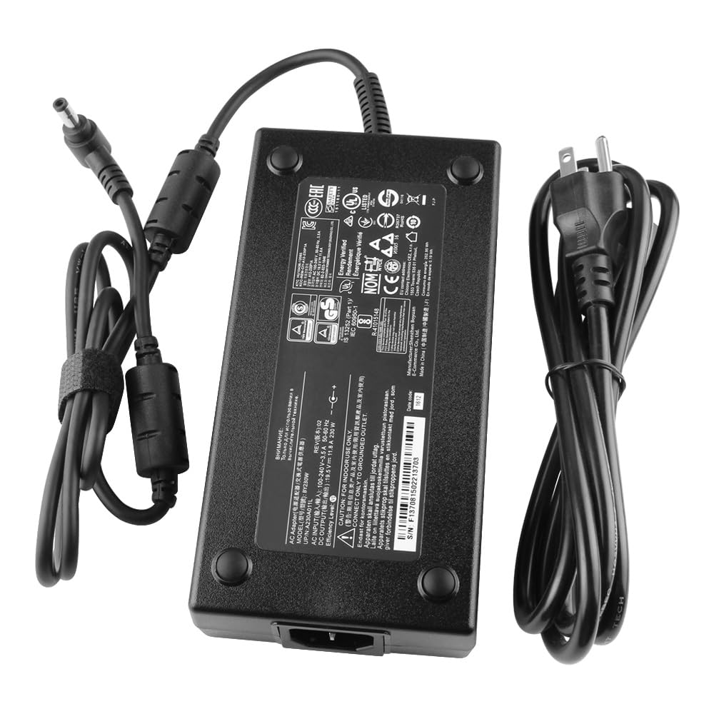 230W Charger Adapter for MSI Bravo 15 Series Creator 15 A11UE A11UH MS-16V4 Creator 17 B11UE B11UG B11UH MS-17M1 GS66 Stealth 10SGS 10SFS 10SF 10SE