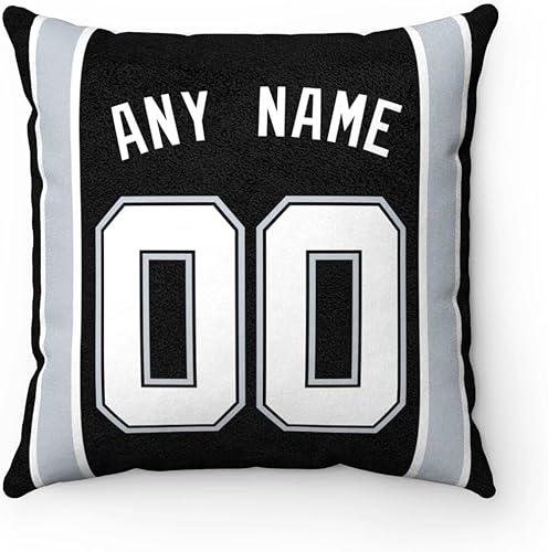 Miniatura 2 de Generic San Antonio - Almohada personalizada con cualquier nombre y número, regalos para hombres, mujeres y jóvenes, 1 paquete