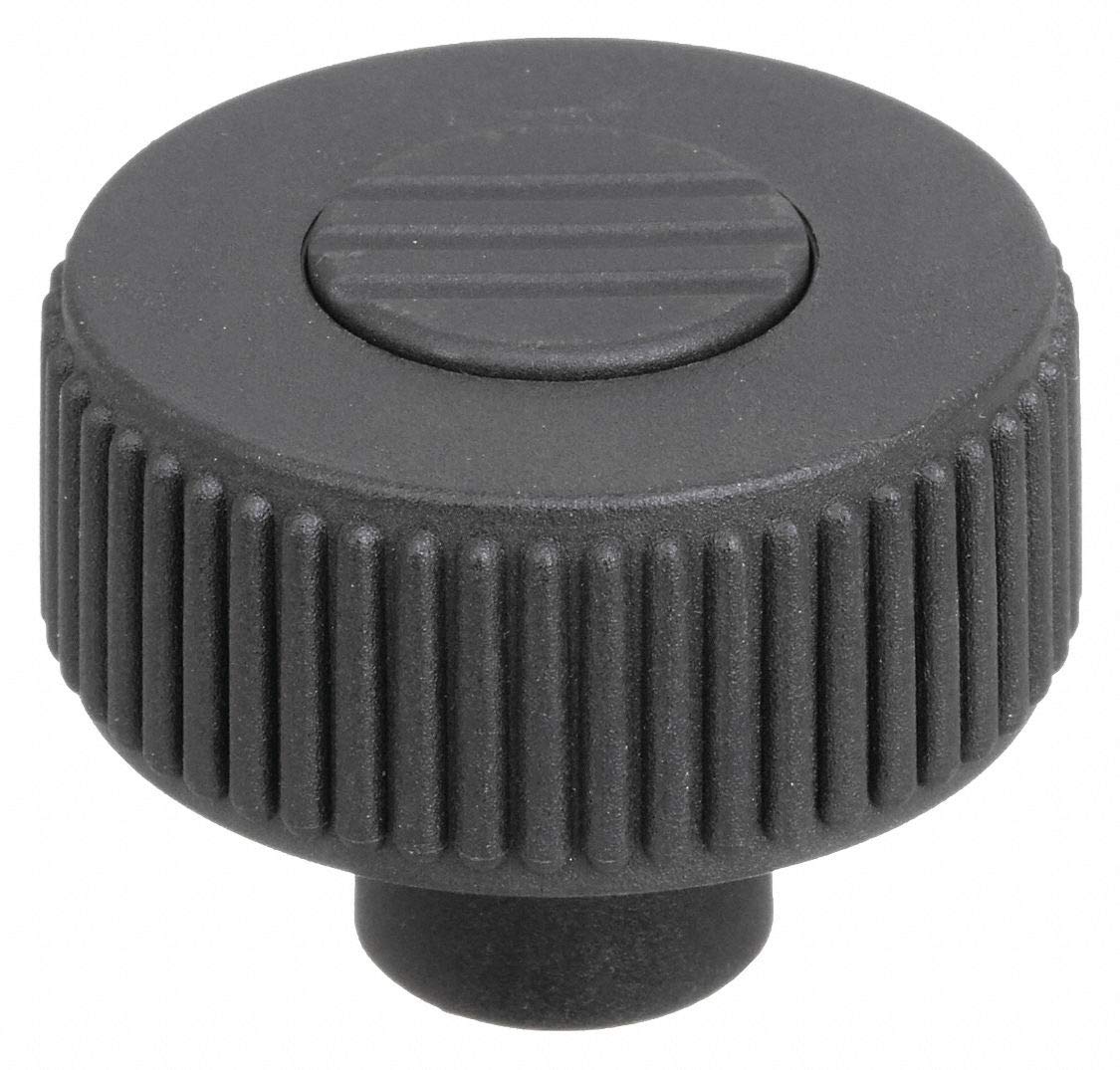 Knurled Wheel, M10, Int, 1.61, 2.48
