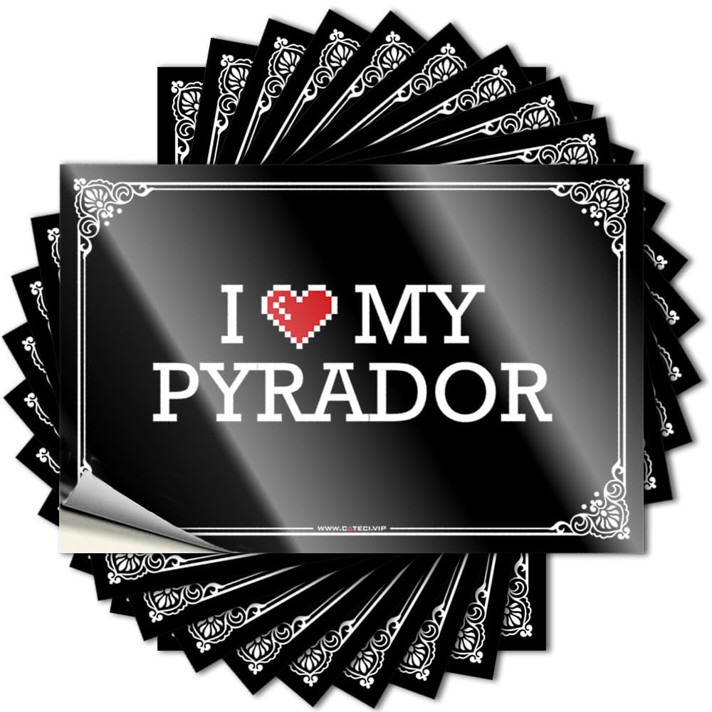 Gifts Decal - New Ideas Hat I Love My Pyrador(6X9CM)