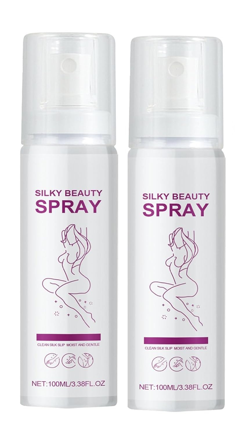 Sjfscqr Unisex 2Pcs Silky Beauty Spray Hair Remover,Body Hair Removal Foam Spray,Suitable For Underarms, Chest, Back, Legs And Arms