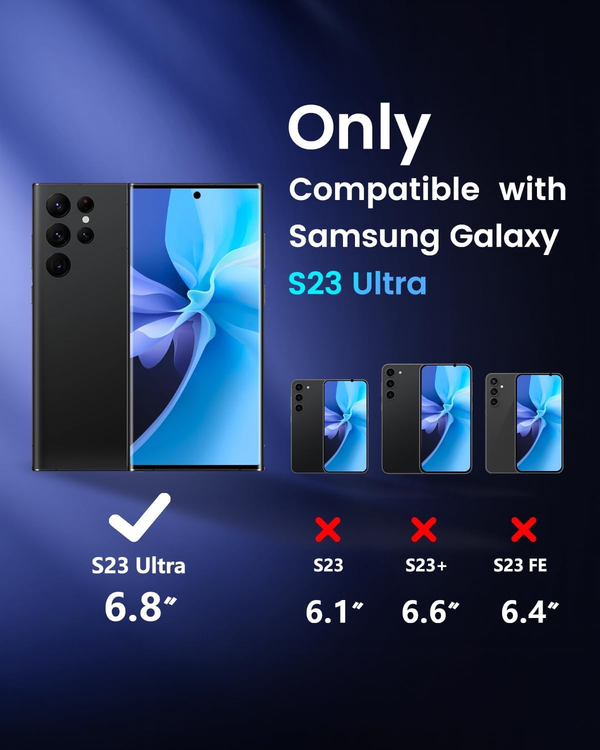 Wersja UE wyświetlacz OLED do Galaxy S23 Ultra 5G LCD ramka