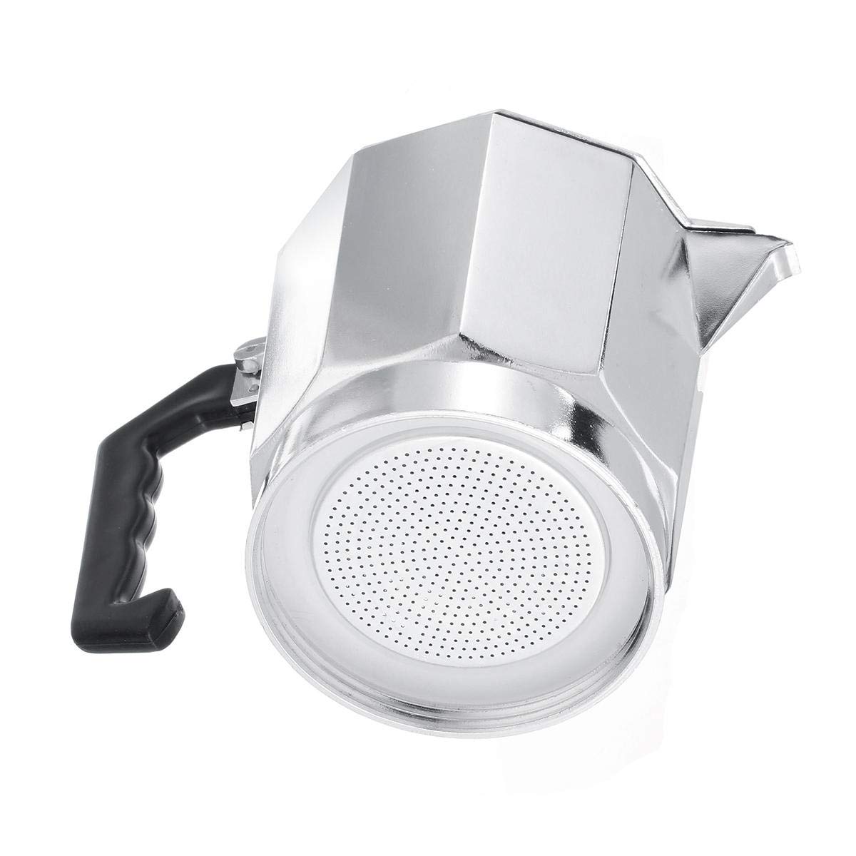 KingLan 3/6/9/12 Tazas Aluminio Espresso Moka Percolator Cafetera Portátil Stovetop Home DIY -600Ml