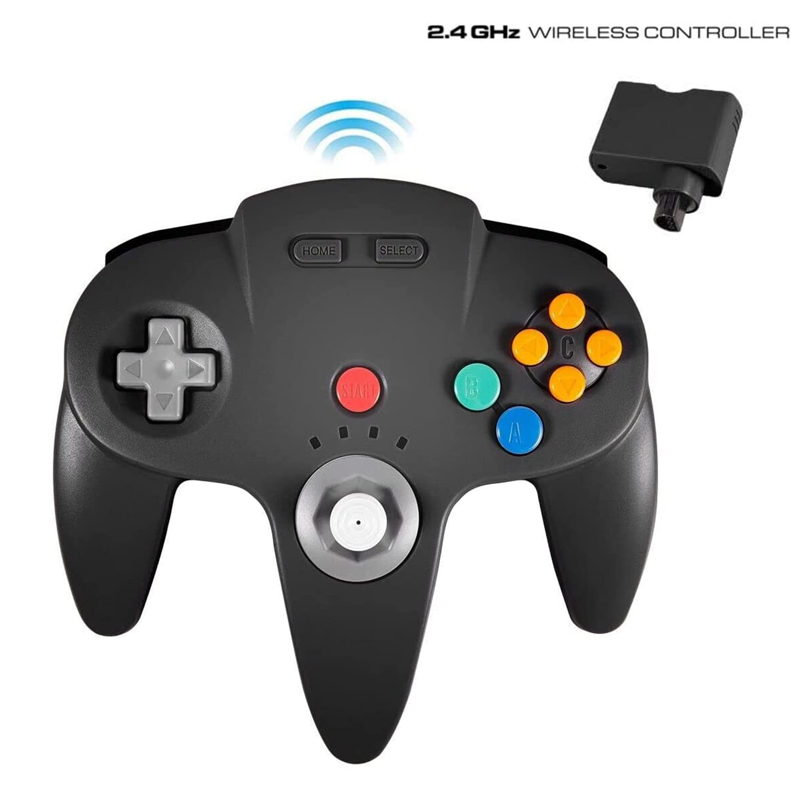 Snapklik.com : KIWITATA Wireless N64 Controller For Retro Games, 2.4GHZ ...