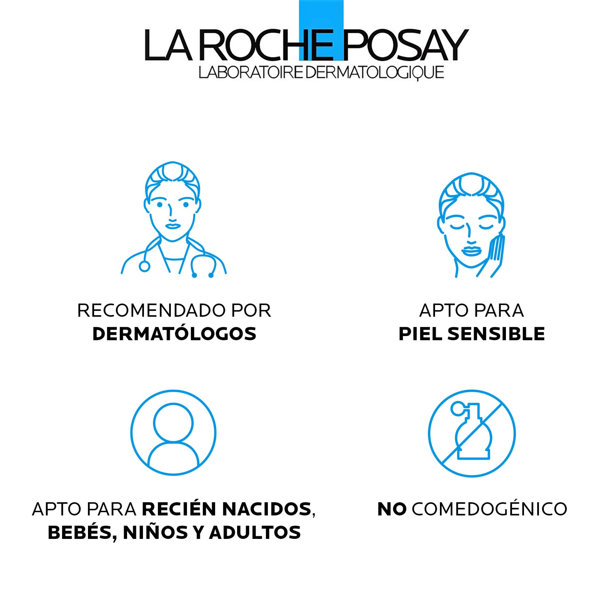 La Roche Posay Aceite de Ducha, Relipidizante, Anti-irritaciones, Hidrata y Calma, Enriquecido con Manteca de Karité, Para Pieles Secas y Atópicas, Lipikar AP+, 750 ml