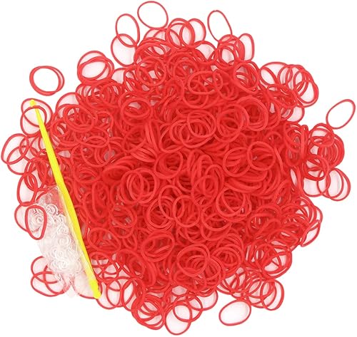 Vista 15 de Kit de 3000 bandas de goma de telar con 75 clips, 5 ganchos, kit de fabricación de pulseras de primera calidad para niños, tejer, regalo