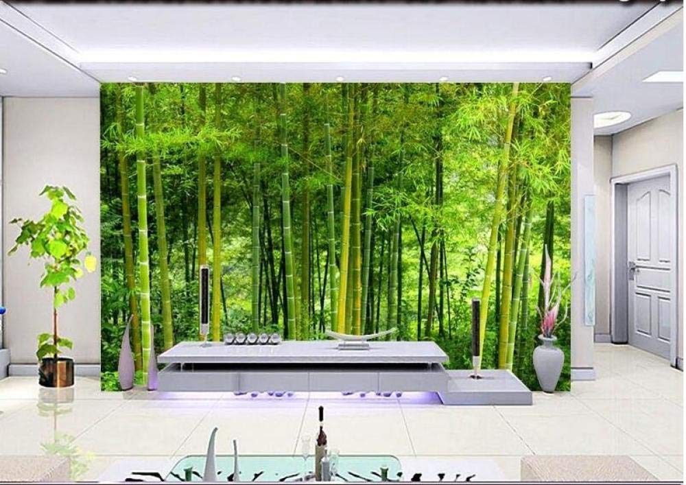 Papier peint 3d pose facile pour masquer les imperfections murales bambou