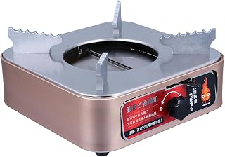 Sosoport Estufa De Alcohol Tipo Cajón De Acero Inoxidable Para Camping Hornillo Portátil Cocina Ollas Calientes Picnic Senderismo