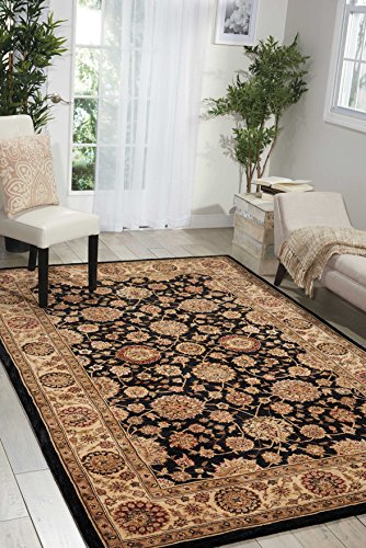Nourison Home Nourison 2000 Midnight 7'9" x 9'9" Area Rug - Easy Clean, Non Shedding, Bed Room, Living Room, Dining Room, Kitchen (8' x 10')