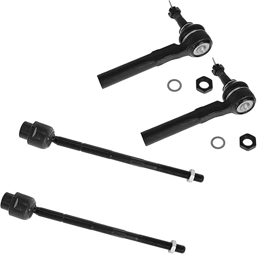 Miniatura 144 de TRQ Juego de varillas de acoplamiento delanteras interiores y exteriores, 4 piezas, compatibles con Chevrolet Cruze 2016-2019 de 16-19 voltios