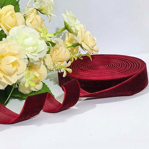 Miniatura 84 de Cinta de terciopelo para decoración, manualidades, bricolaje y caja de regalo, para bodas, Navidad y el Día de San Valentín