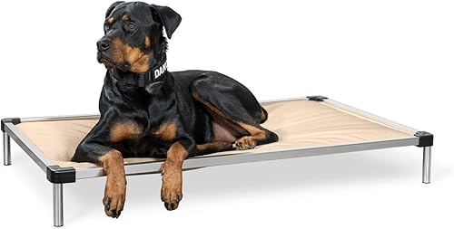 K9 Ballistics Cama para perro acolchada y blindada a prueba de mordidas, resistente a las masticaciones, cuna indestructible para perros, tamaño