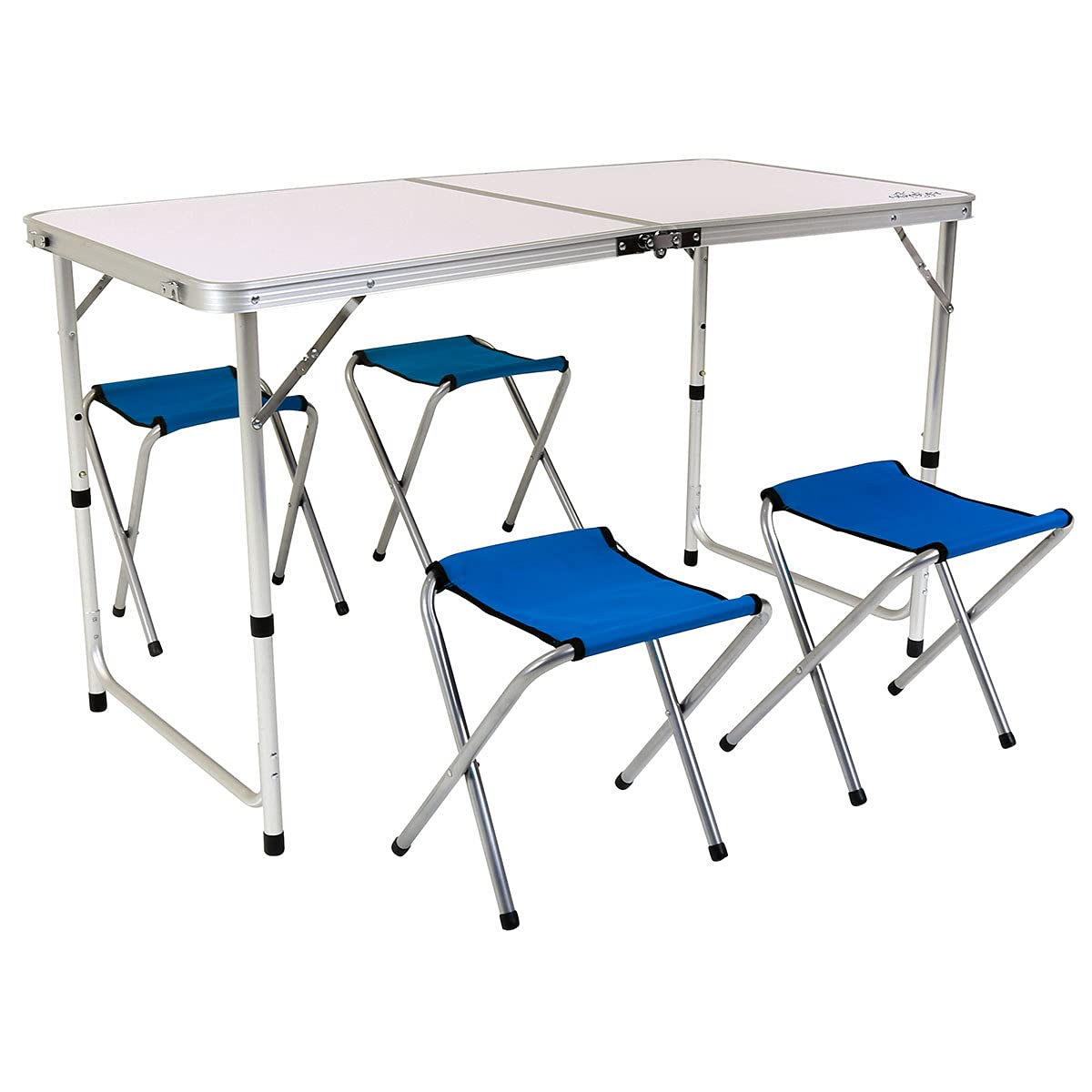 Charles Bentley Odyssey 4 Seater Folding Picnic Set Camping Furniture