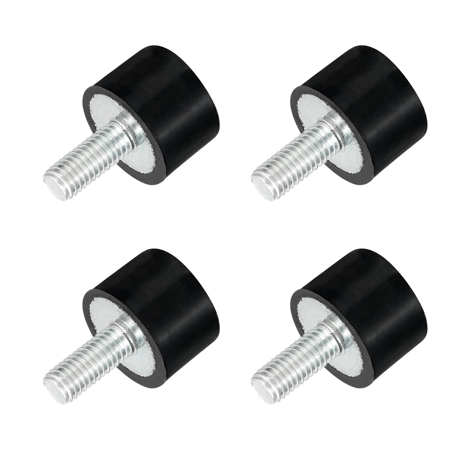 uxcell M6x1.0mm Thread Rubber Mounts, Vibration Isolators, Cylindrical Shock Absorber with Studs 20 x 30mm 4pcs — Amazon image 20