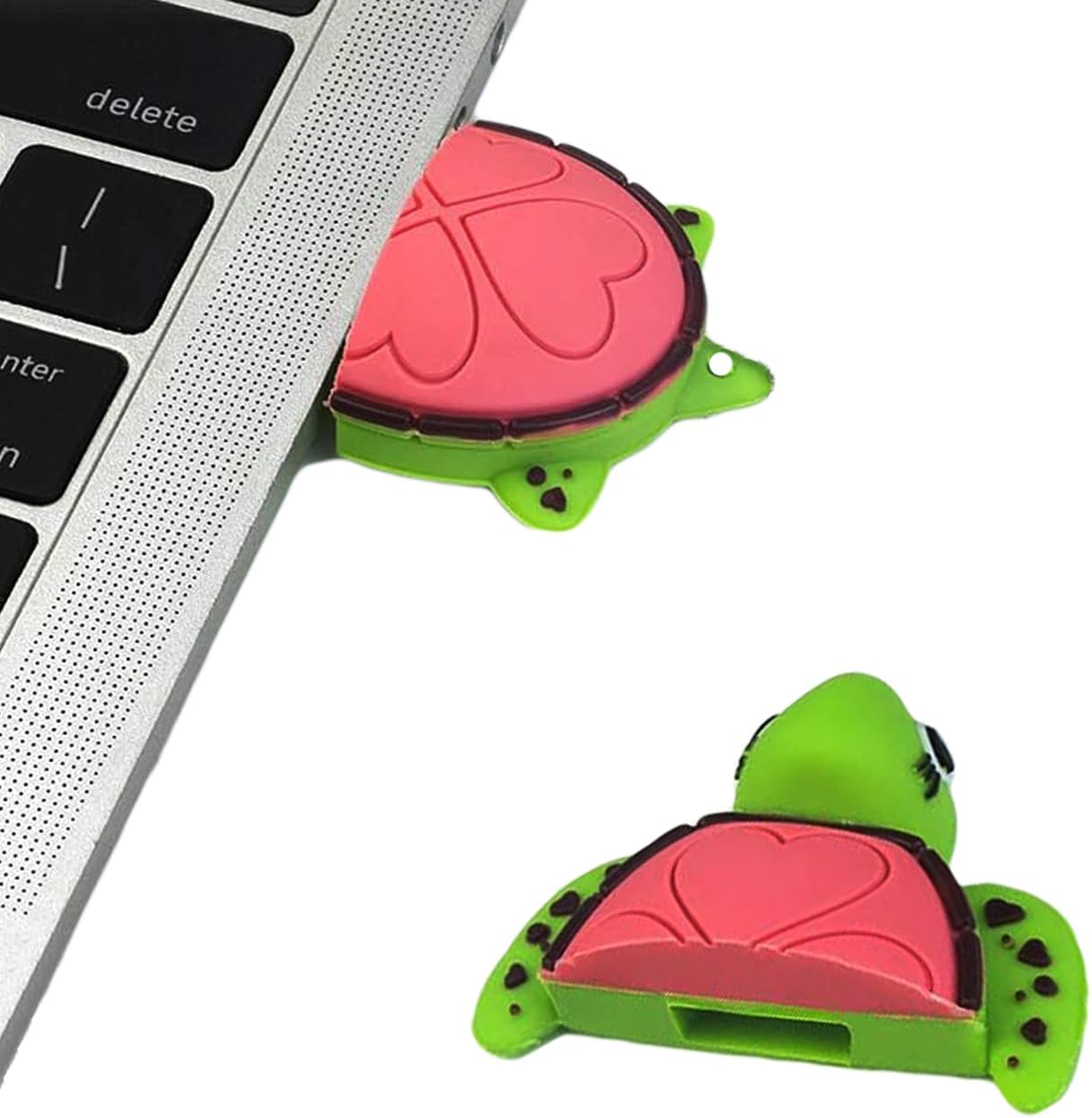 USB Flash Drive Cartoon Stick 128GB Cool USB 2.0 Cute Cartoon Memory Stick Novelty Pendrive Thumb Jump Data Storage Memory Drive Stick Turtle Shape image 2
