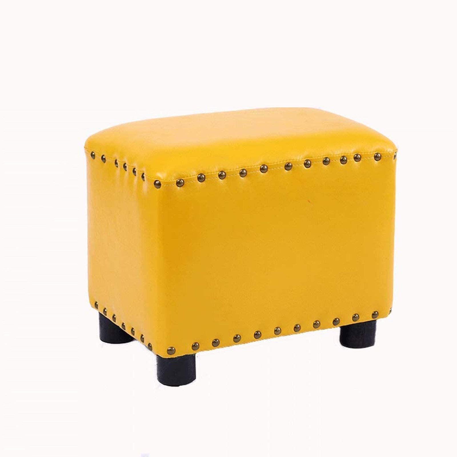 Repose-Pieds Contre la Fatigue Jambes et Tabouret Bas en Cuir