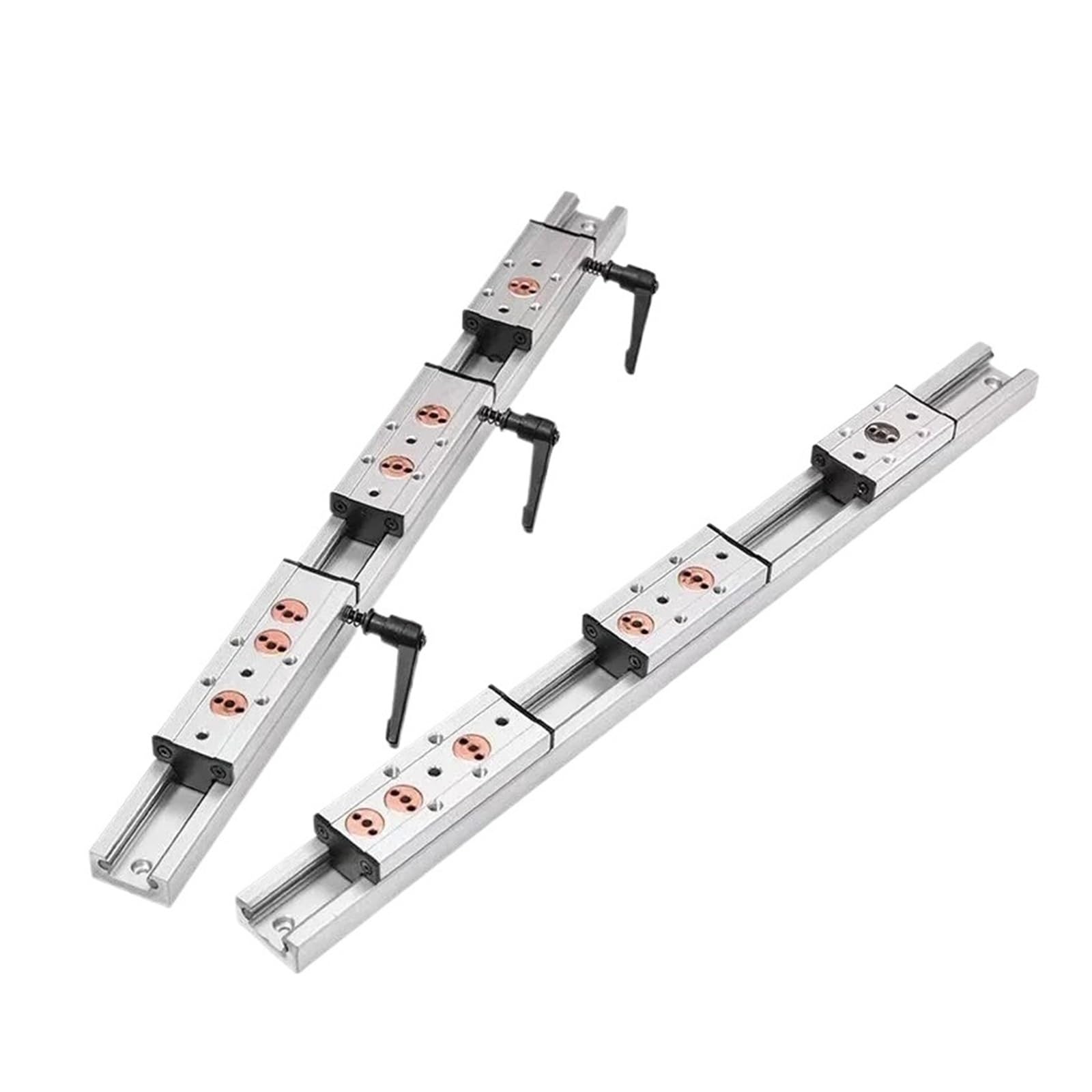 Guide linéaire à double axe intégré argenté 28 mm SGR10 Bloc SGR10 Longueur de guide 300 500 600 1000 Glissières de travail du bois (SGB10-5, 200 mm)
