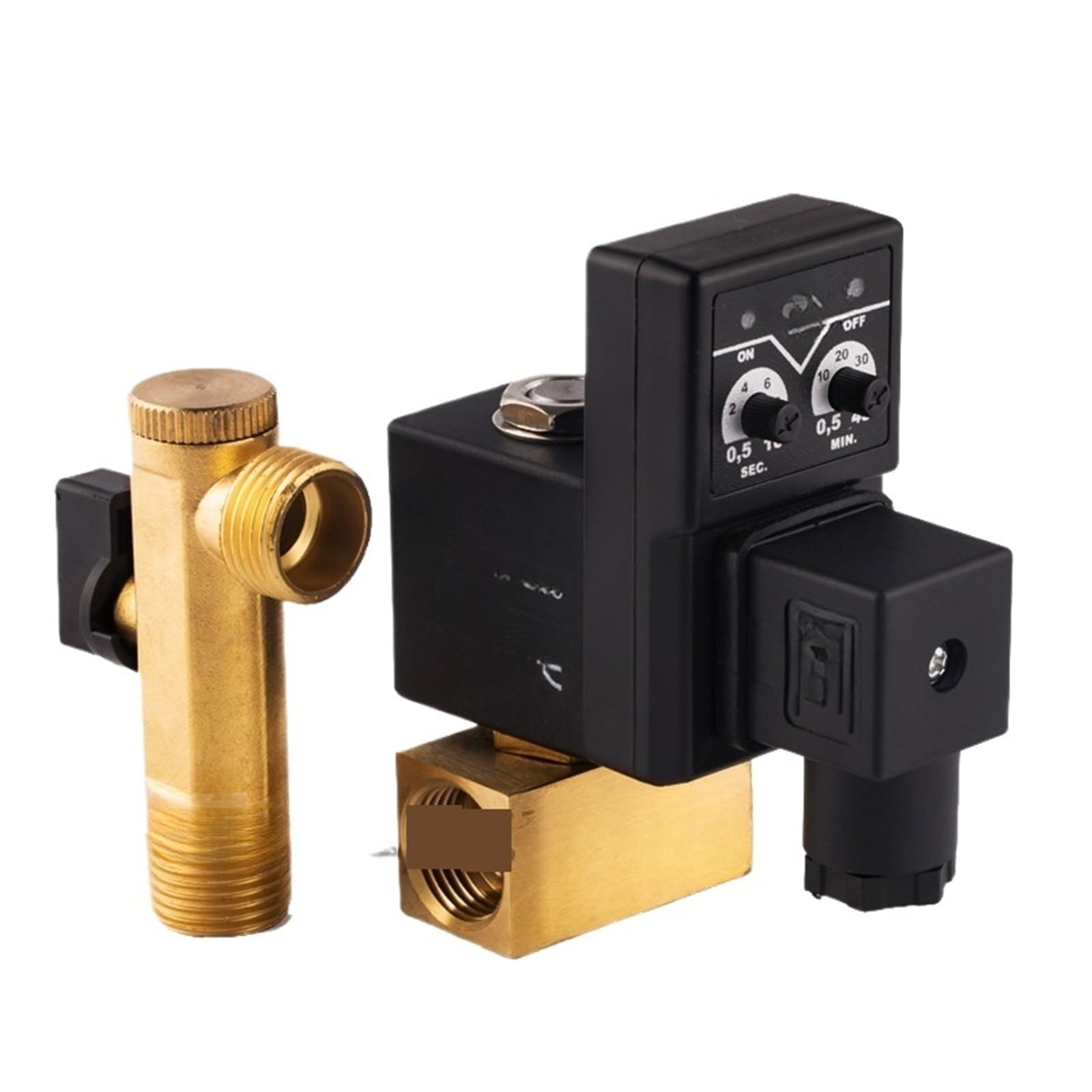 Trgyjgkf One Color Electronic Drain Valve Timer Switch, Air Compressor Dryer, Automatic, Storage Tank Solenoid