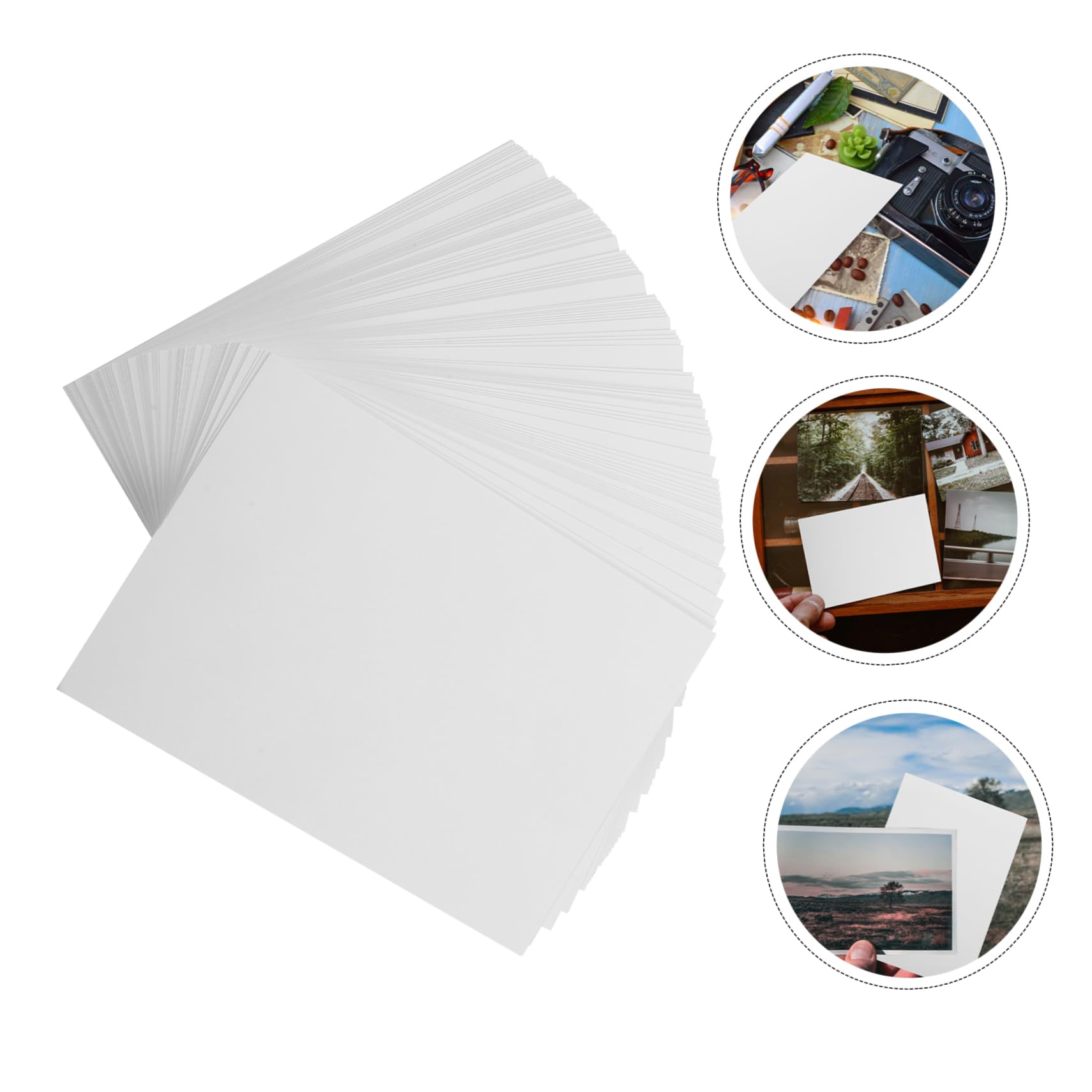 Uonlytech 400blätter Hochglänzendes Fotopapier Für Für Tintenstrahldrucker Glänzende Fotoblätter Für Lebendige Und Detailreiche Bilder