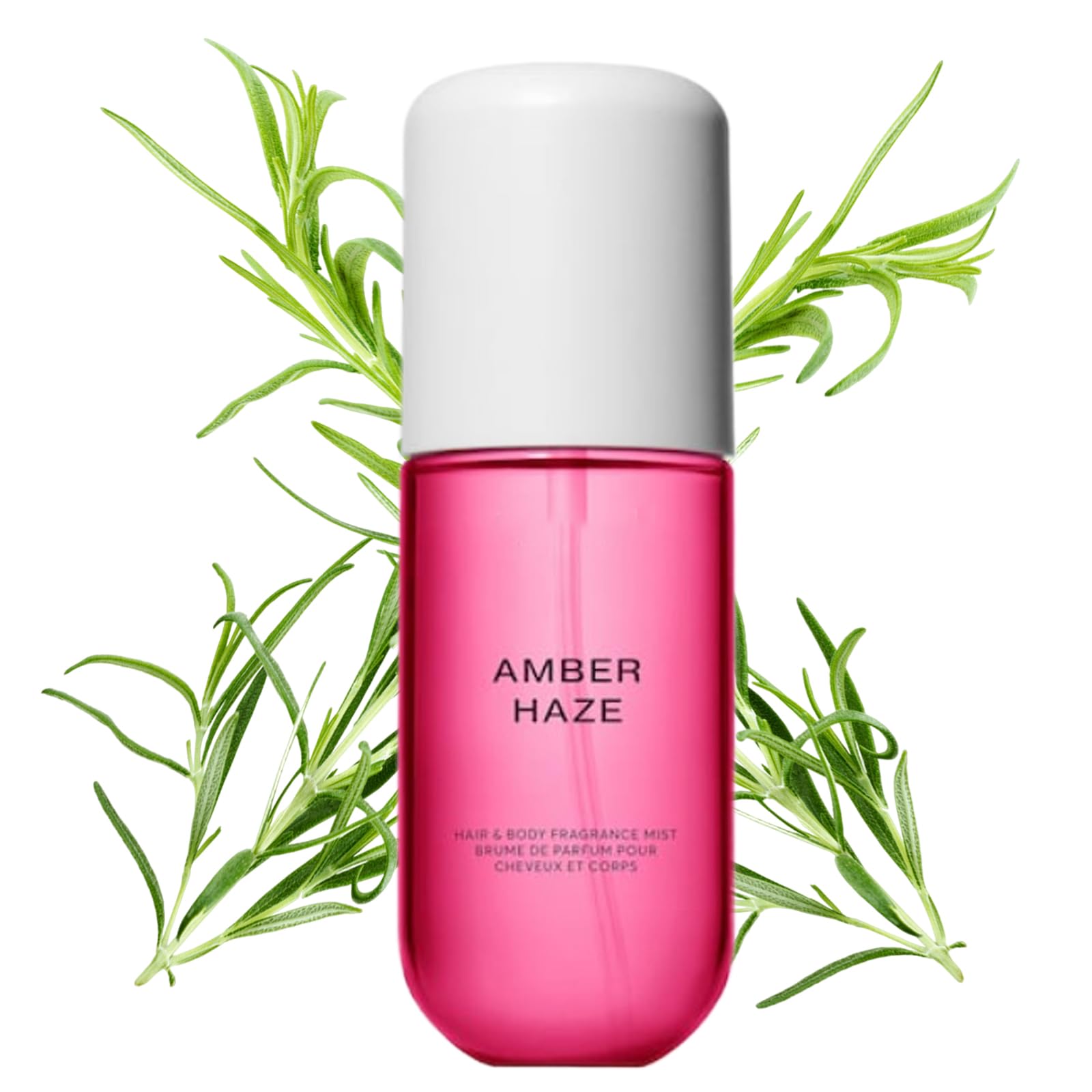 Phlur Vanilla Skin Body and Hair Fragrance Mist - Long Lasting Perfume Spray for Women, Travel Size (Amber Haze)
