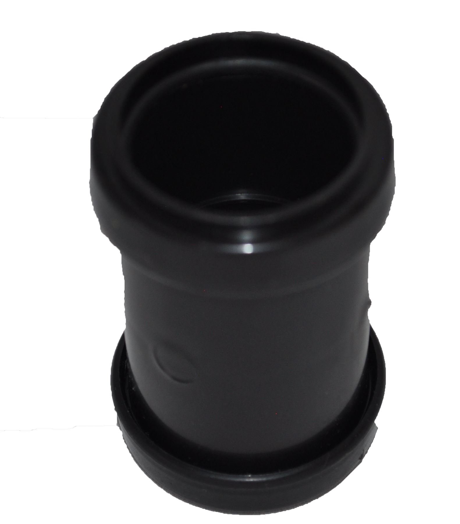 Pushfit 40mm Waste Pipe Coupling - Black - Pack of 2