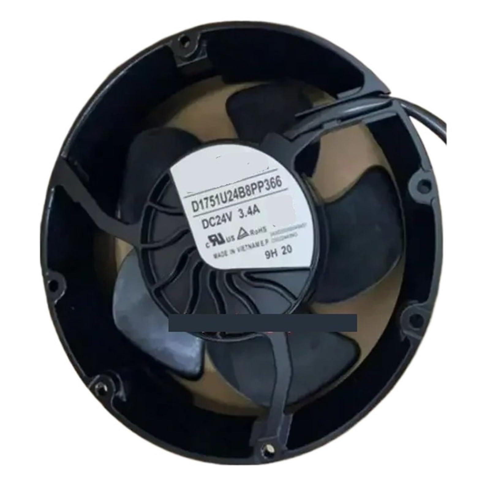 Ventilateur de refroidissement D1751U24B8PP366 DC24V contre la surchauffe machine