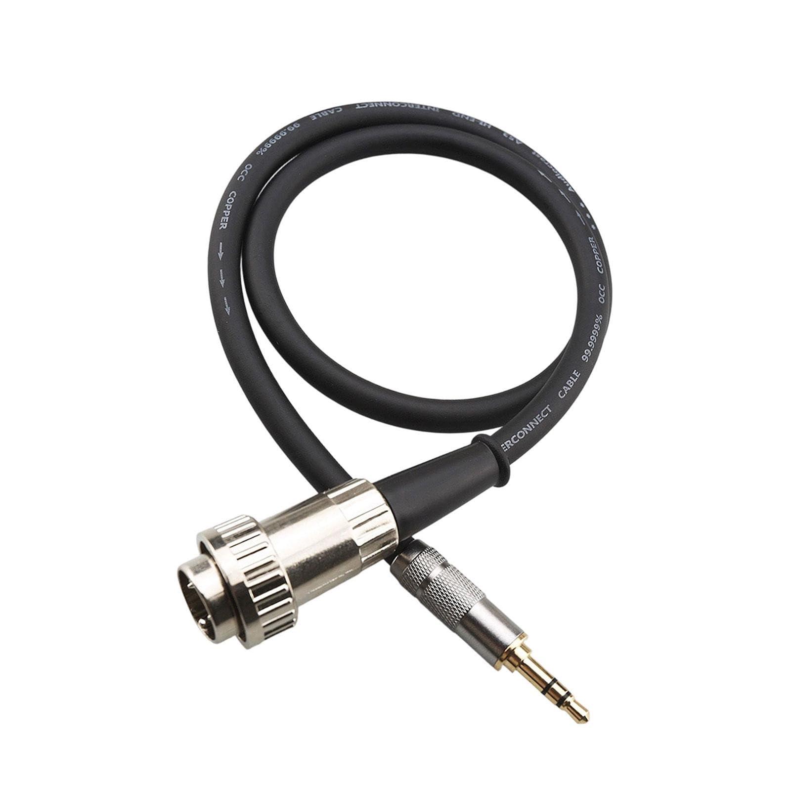 Il cavo audio portatile da 3,5 mm a 5 pin con connettori DIN garantisce un trasferimento ininterrotto per amplificatori scolastici, connettori Il cavo audio garantisce un trasferimento