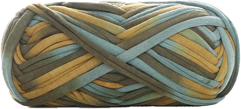 100g T-Shirt Yarn Thick Cloth Fabric Strip Yarn Crocheting Ribbon Yarn DIY Knit Basket Crochet Bag Materials Home Textile Yarn Colorful-1