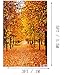 Laeacco Autumn Scenery 3x5ft Vinyl Photography Backdrop Tree and Fall Leaves View 1x1.5m Background Studio Props