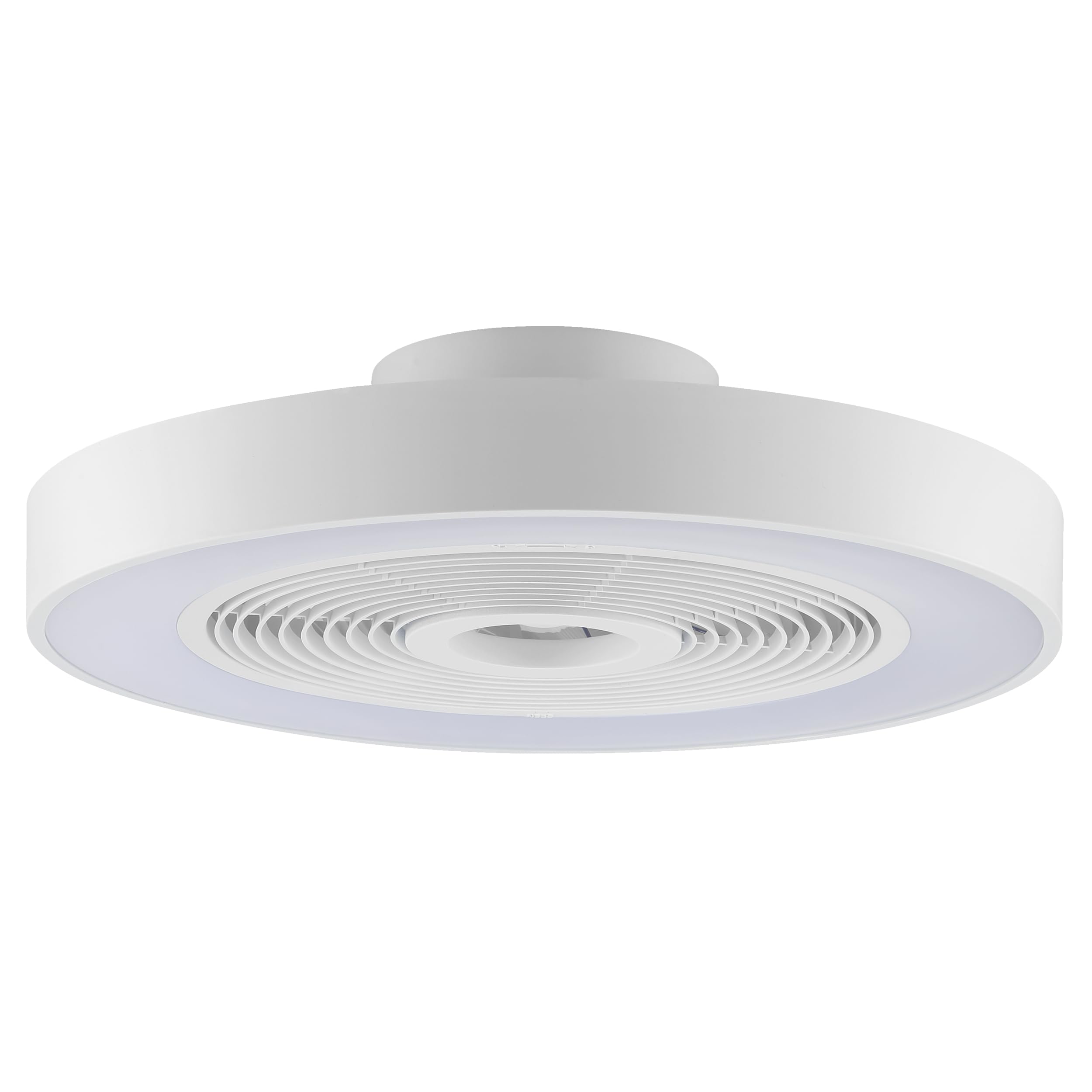Lightbox LED-Deckenleuchte mit Ventilator, Ø 49 cm, IC-RGB, 4700 Lumen, | LED-Deckenleuchte mit Ventilator, Ø 49 cm, IC-RGB, 4700 Lumen, 2700-6500 Kelvin, dimmbar, CCT, Vorwärts- u. Rückwärtslauf