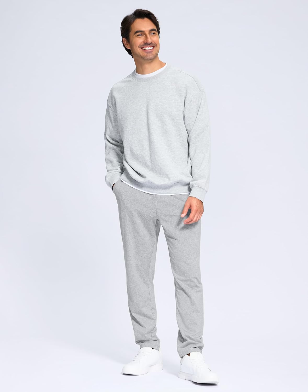 G Gradual Men's Fleece Lined Pants with Zipper Pocket Winter Warm Athletic Joggers Sweatpants for Men Workout Running Gym - Image 7