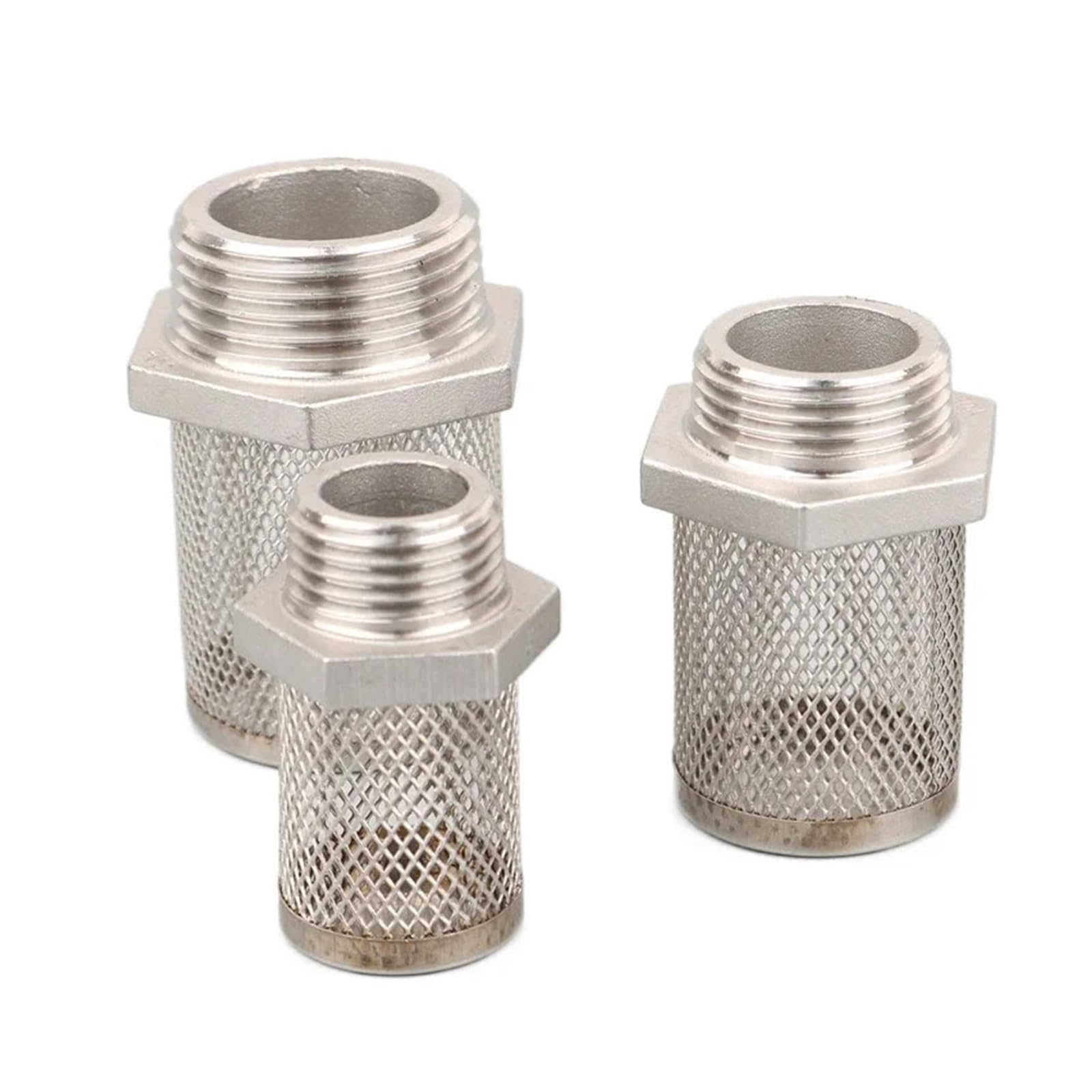 Filtro para manguera de jardín, Filtro for manguera de bomba de riego de jardín, malla de acero inoxidable 304, 20-32 mm(25mm)
