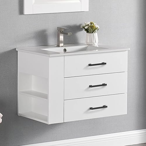 Miniatura 3 de Asidrama Paquete de 6 manijas de gabinete de cocina color negro mate de 5 pulgadas (5.039 in), tiradores de gabinete, accesorios de gabinete de