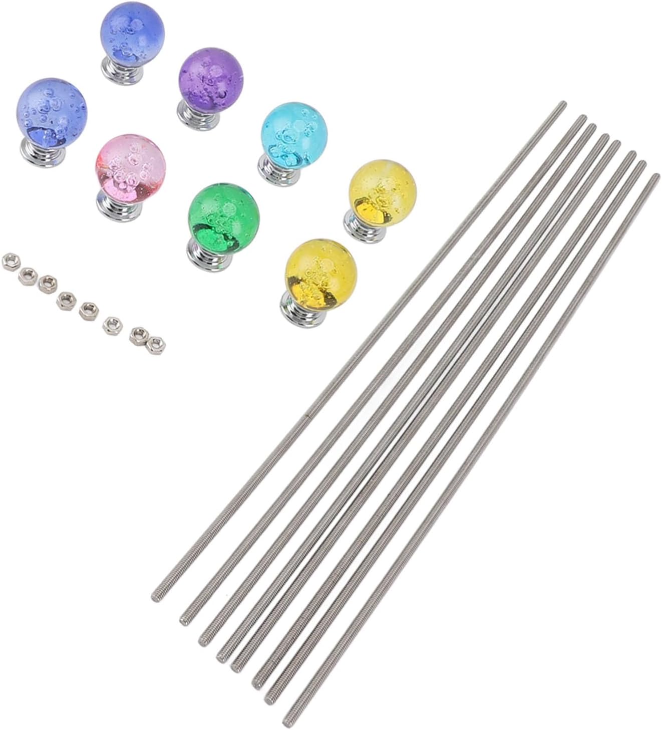 Amazon.com: 8PCS Beaded Garden Stakes, DIY Fairy Wand Beaded Garden ...
