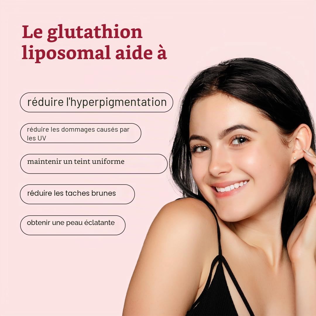 What's Up Wellness Gluta-Glow Gummies | Complément liposomal de glutathion avec vitamine C pour un teint éclatant | Dépigmentation | Détoxification | 30 jours | Hommes et femmes | Sans sucre ajouté