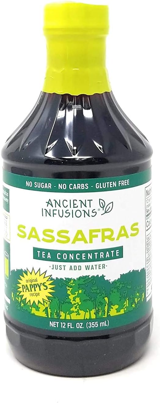Pappy's Sassafras Instant Tea, 12 Fluid Ounces (Pack of 3)