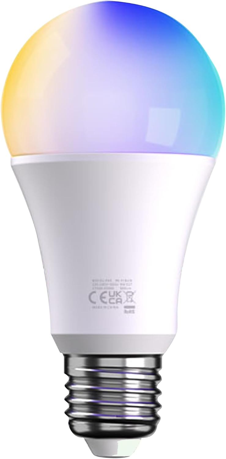 LED Smart Light Bulbs, Color Changing Light Bulb That Compatible with Alexa & Google Home, Smart Bulb, Preset Scene, Music Sync, A60 E26 2.4GHz RGBTW WiFi Bluetooth Light Bulb 9W, 806LM