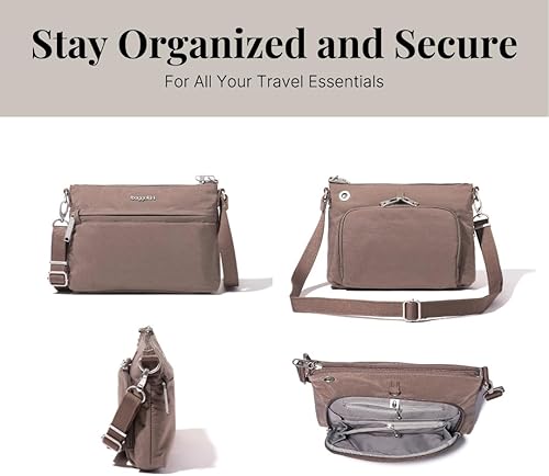 Vista 5 de Baggallini womens Securtex Anti-theft Memento Crossbody Bag