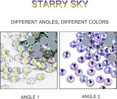 Miniatura 3 de Dowarm 1440 diamantes de imitación termoadhesivos para manualidades de ropa, pegamento caliente en cristales de parte trasera plana, diamantes de